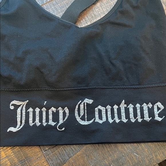Juicy Couture Black Bralette with Logo - Picture 2 of 3